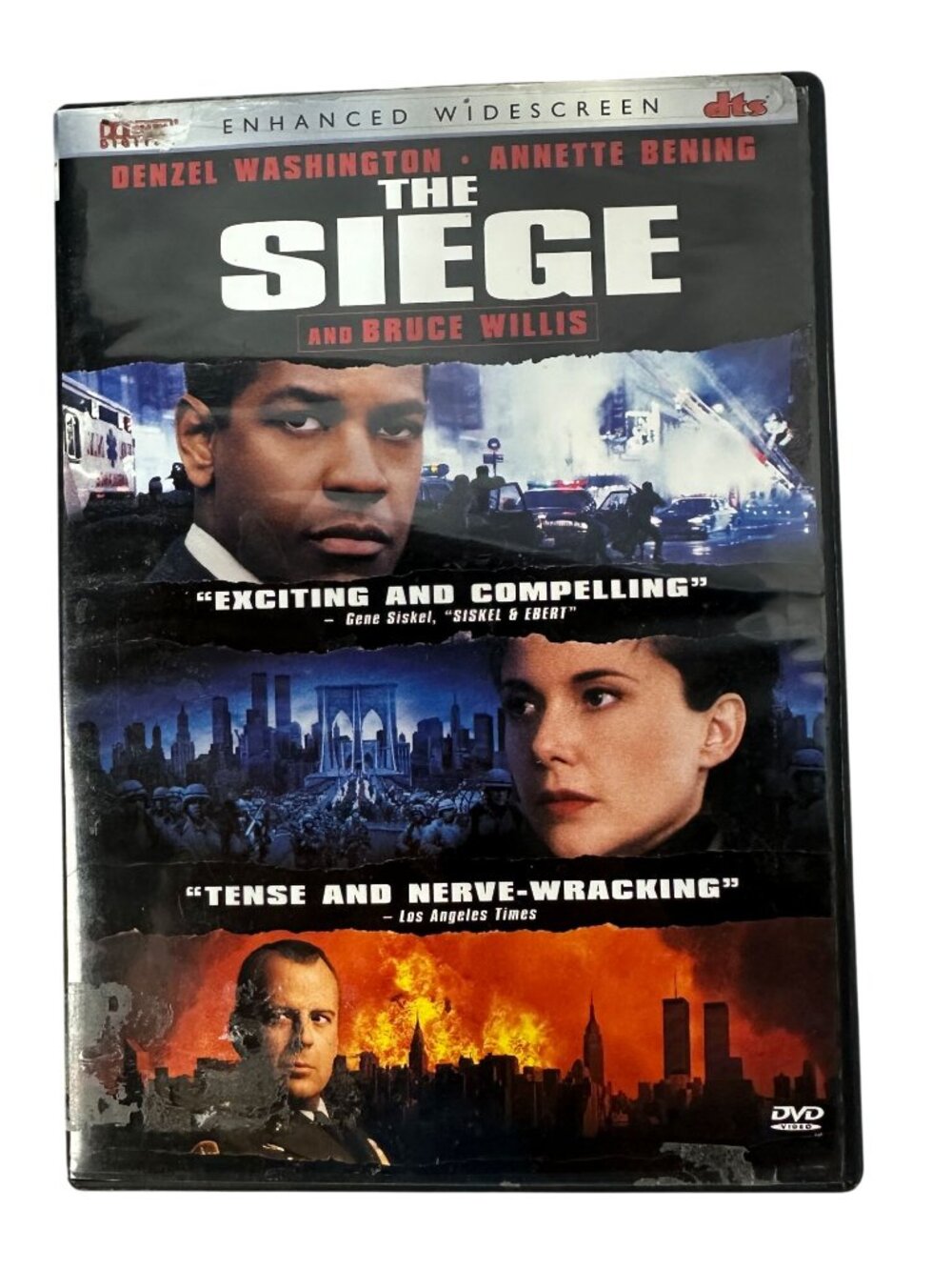 The Siege DVD 1998 Denzel Washington Annette Bening 20th Century Fox Widescreen